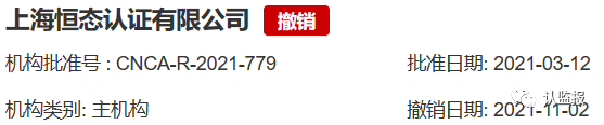 54家iso認證機構(gòu)被撤銷《認證機構(gòu)批準(zhǔn)書》