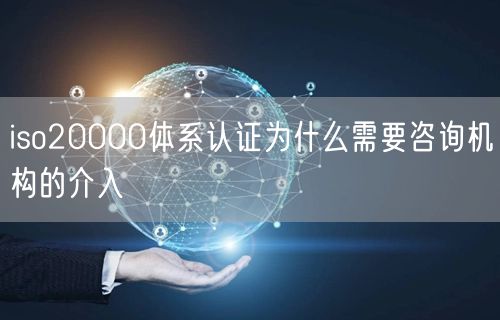 iso20000體系認證為什么需要咨詢機構(gòu)的介入(0)