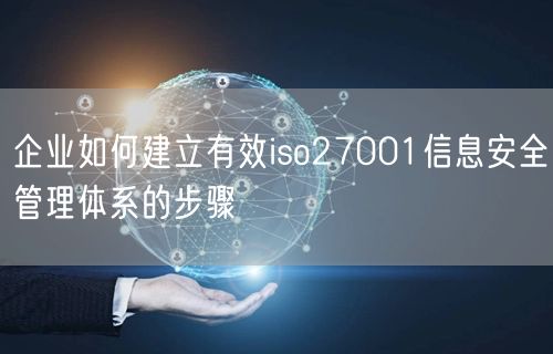 企業(yè)如何建立有效iso27001信息安全管理體系的步驟(0)